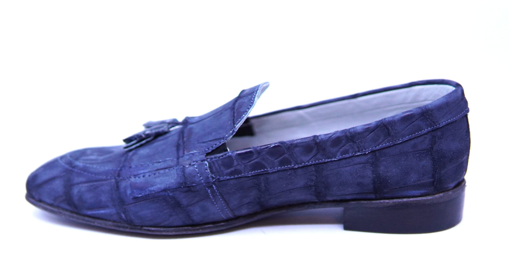 Suede Alligator Loafers US 13 image 3