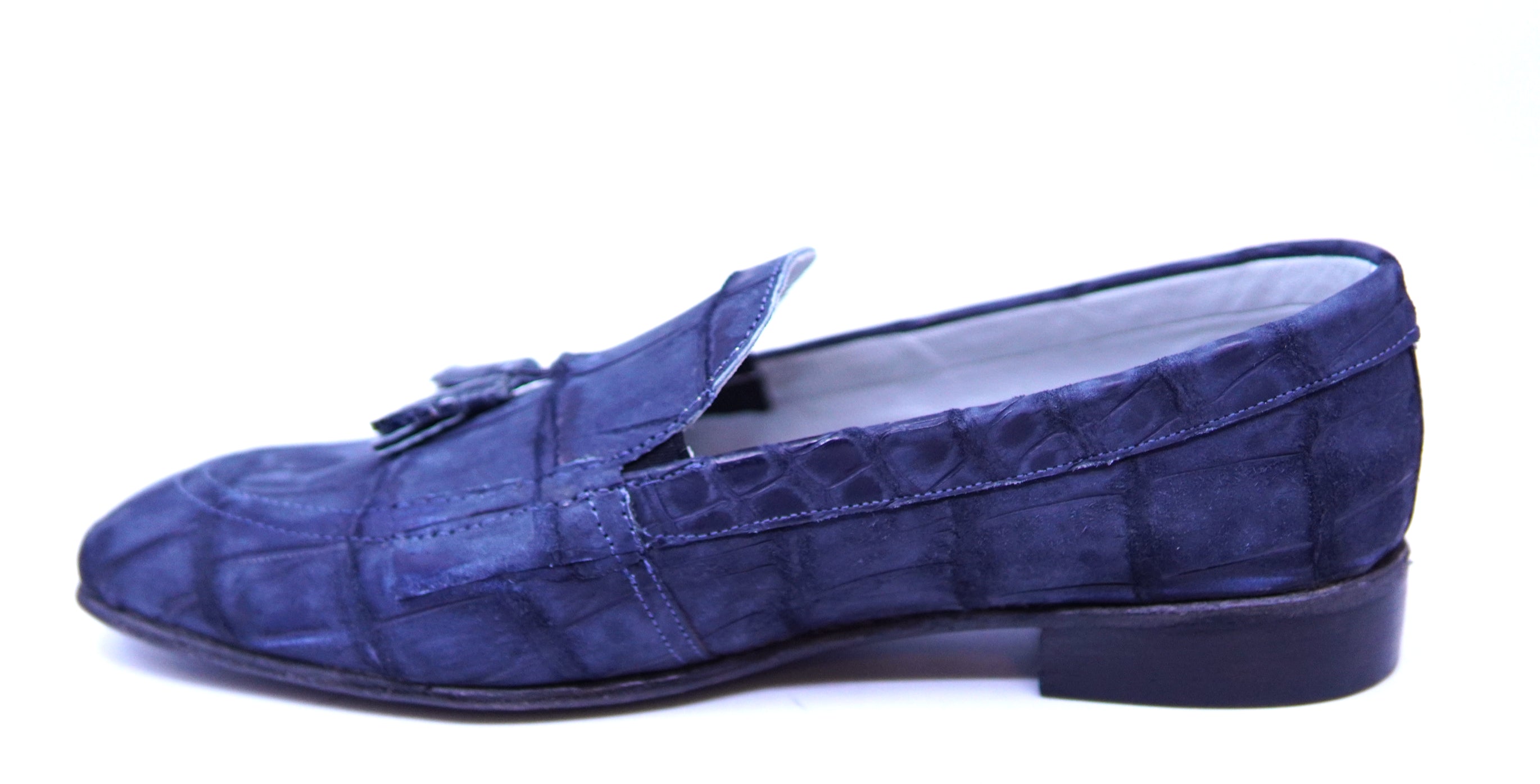 Suede Alligator Loafers US 13 image 3