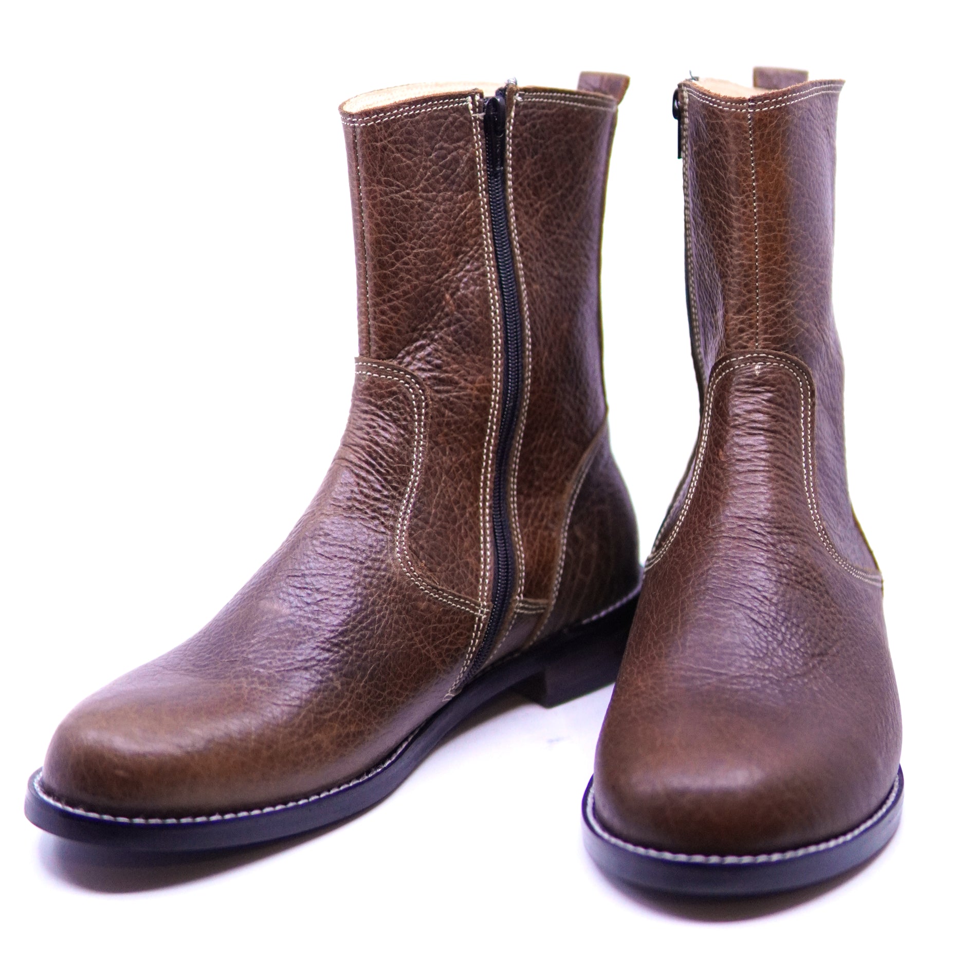 Leather Zipper Boot image 3