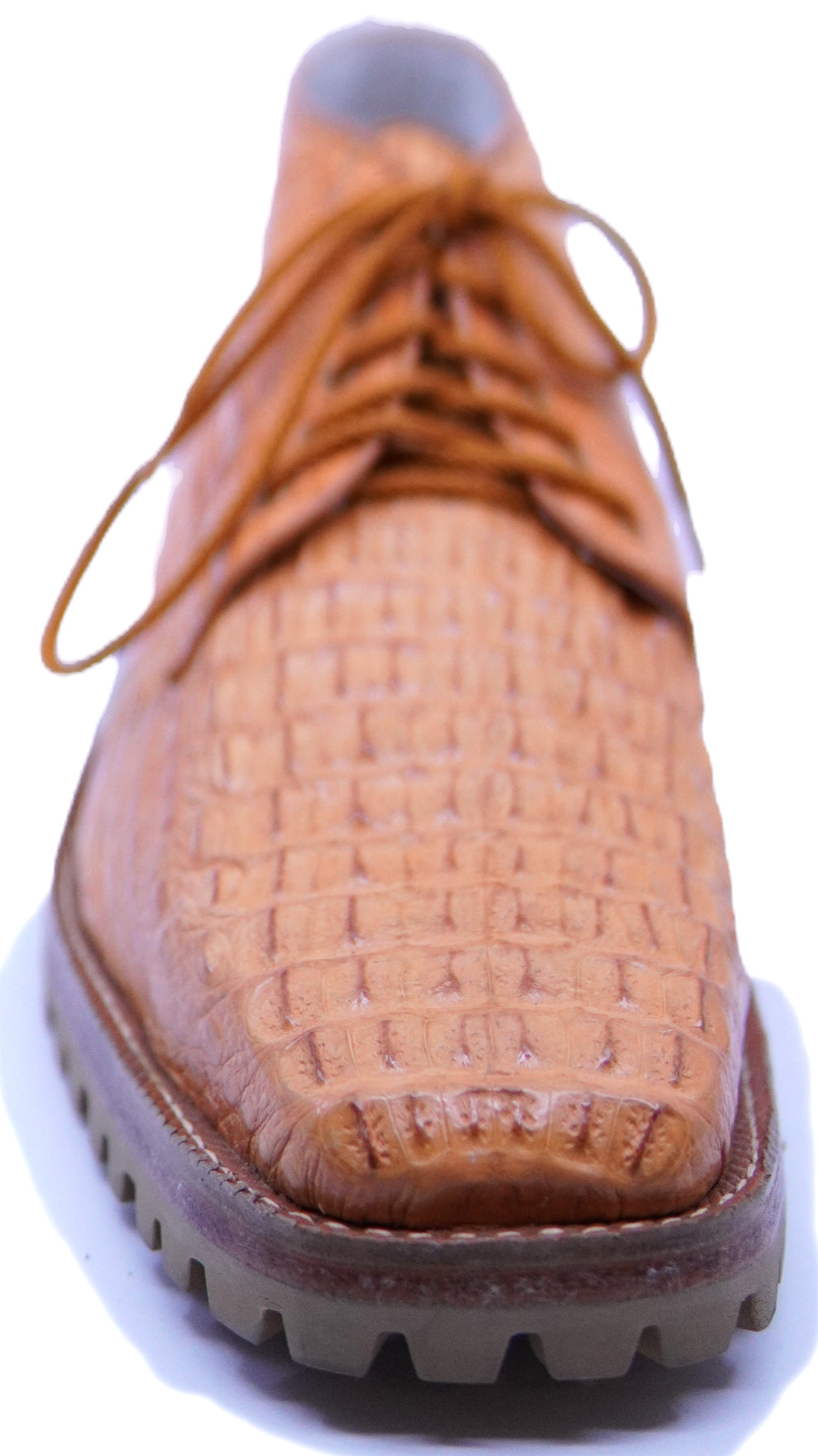 Caiman Hornback Square Toe 8D Ankle Boots image 3