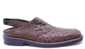 Brown Ostrich Sandals US 12.5 image 0