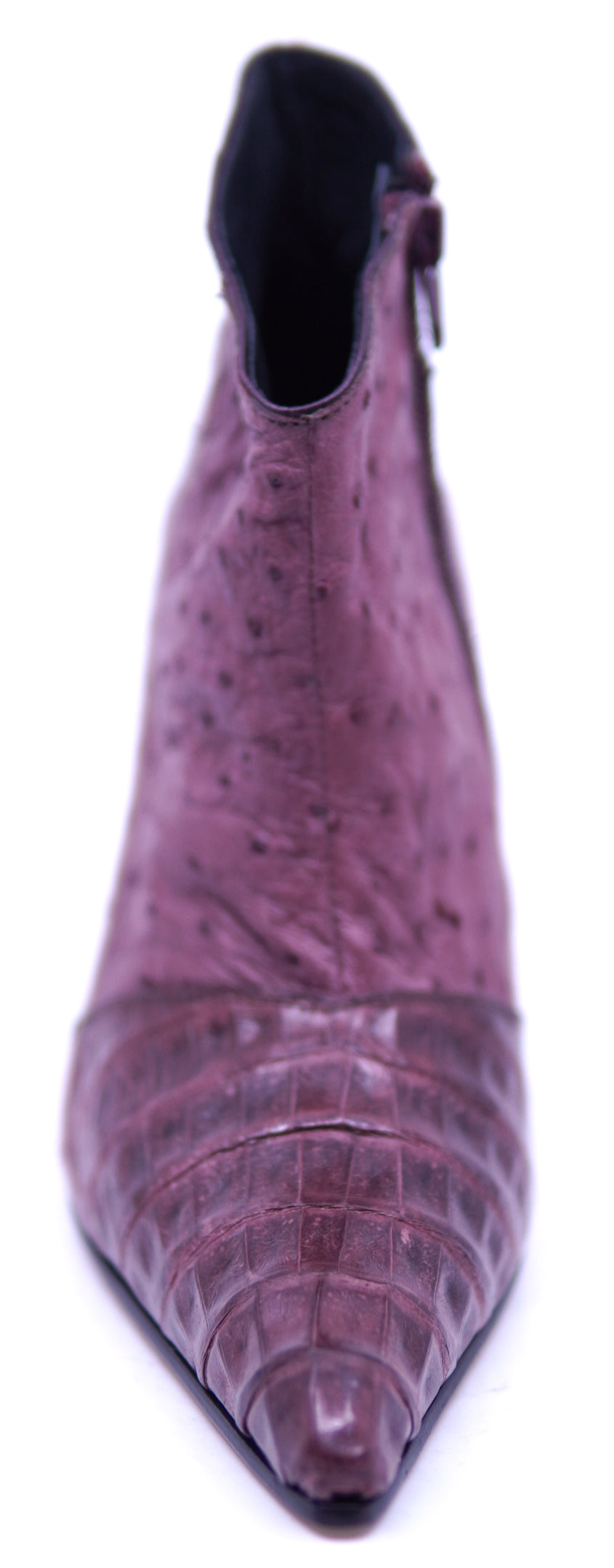 Ostrich and Crocodile Ankle Heel image 3