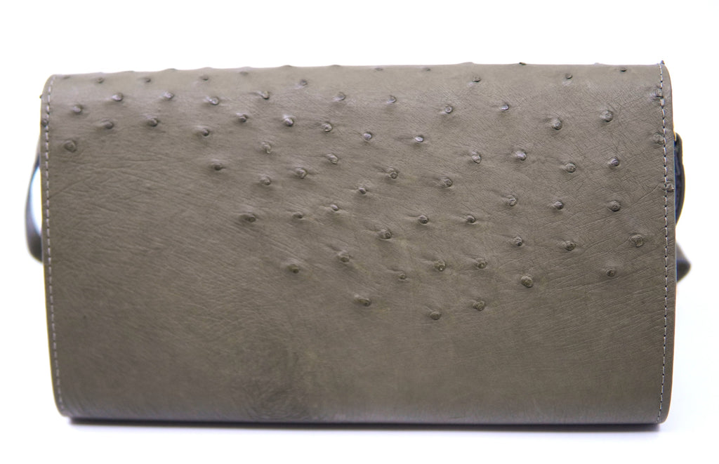Olive Ostrich Purse image 1