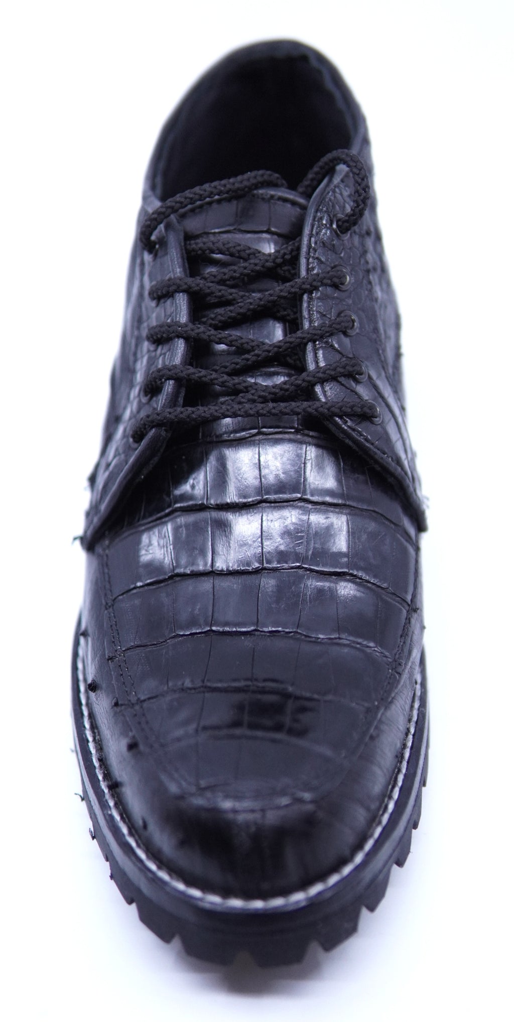 Ostrich & Caiman Belly Ankle Boot image 2