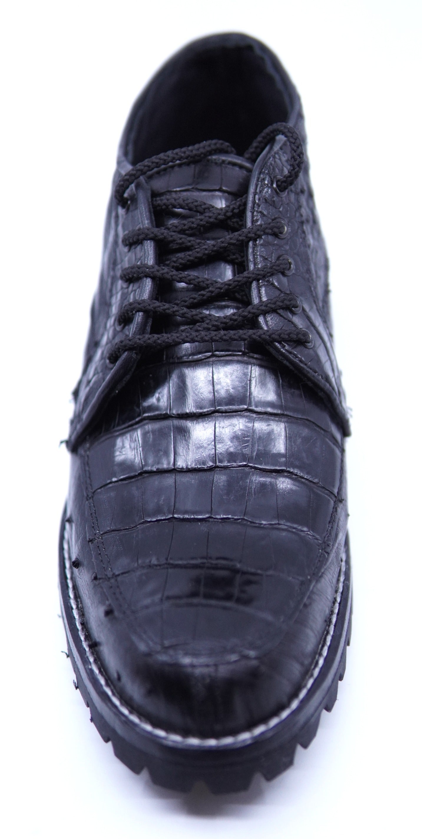 Ostrich & Caiman Belly Ankle Boot image 2