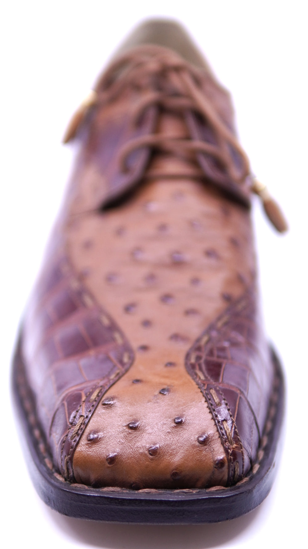 Genuine Alligator Belly & Ostrich Dress Shoe image 3