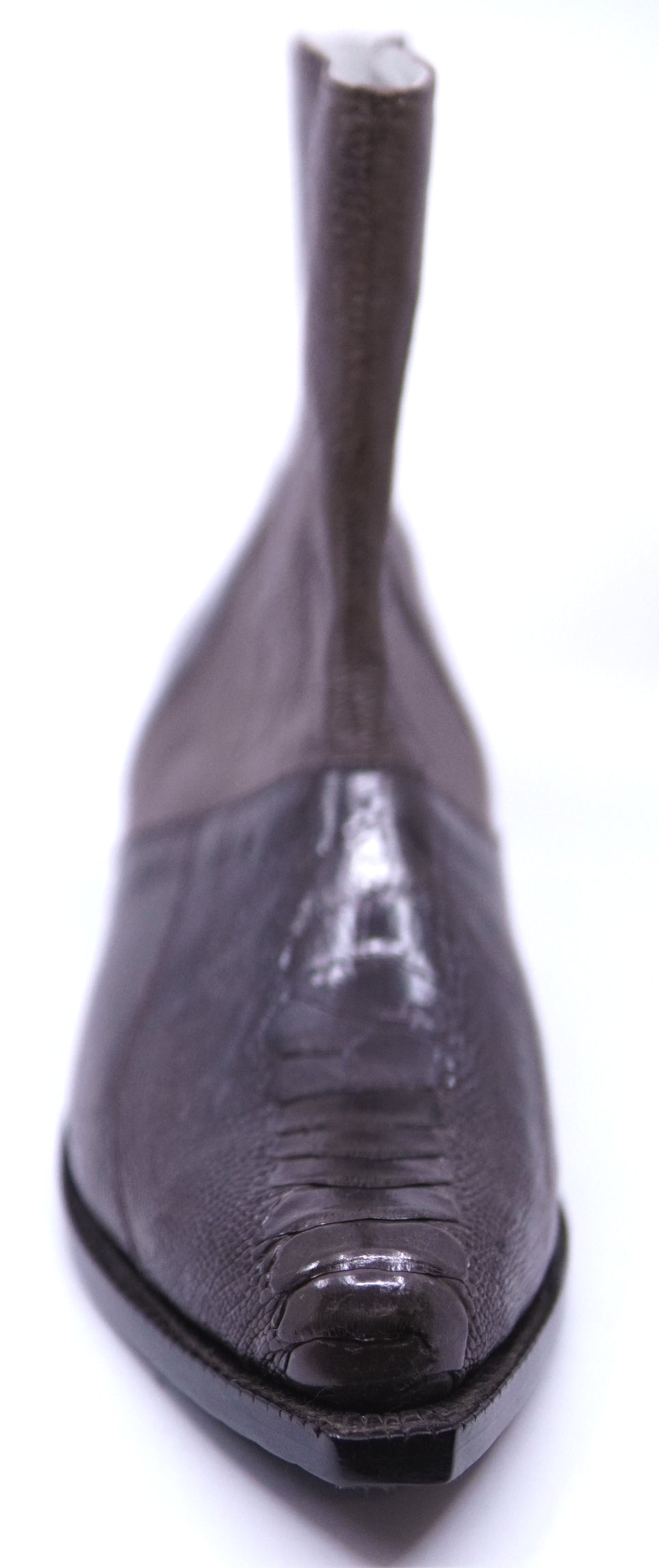 Brown Ostrich Botin image 3