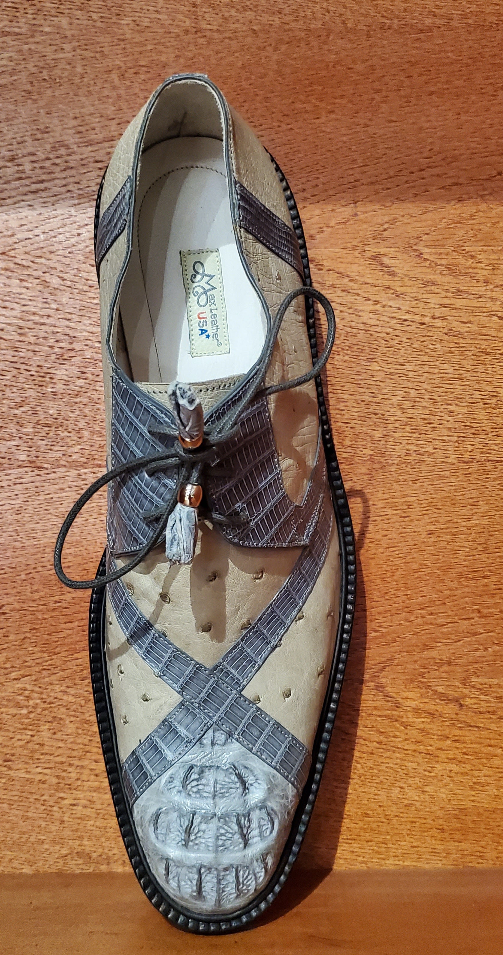 Crocodile/Ostrich/Lizard Dress Shoe US Men's 11.5 image 2