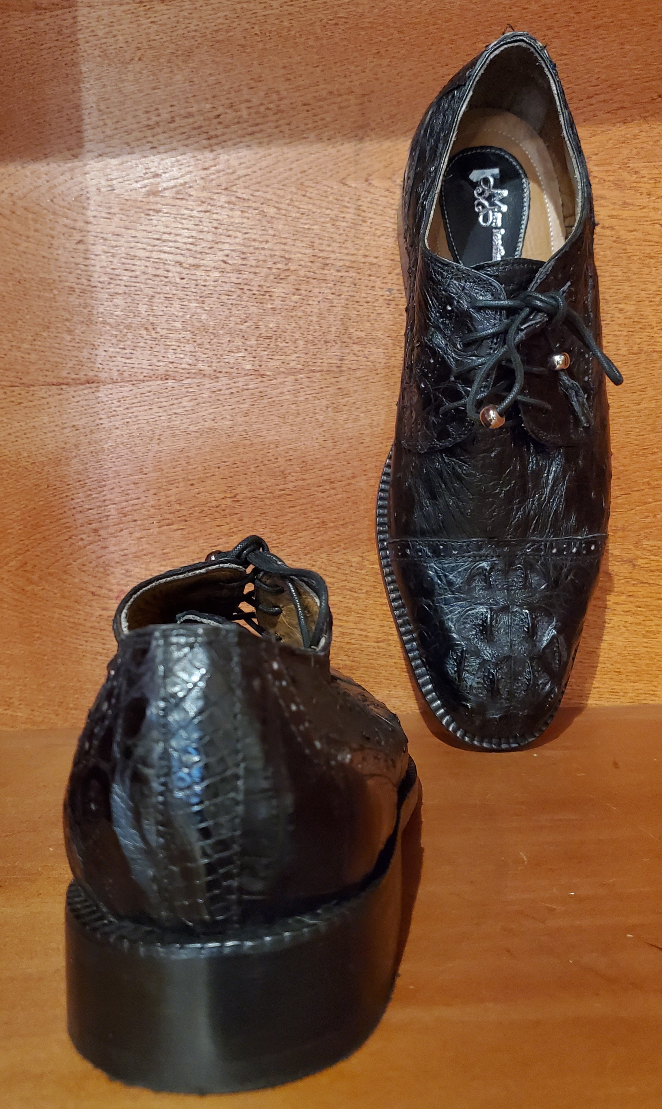 HB Crocodile & Ostrich Cap Toe US Men's 10.5 image 3