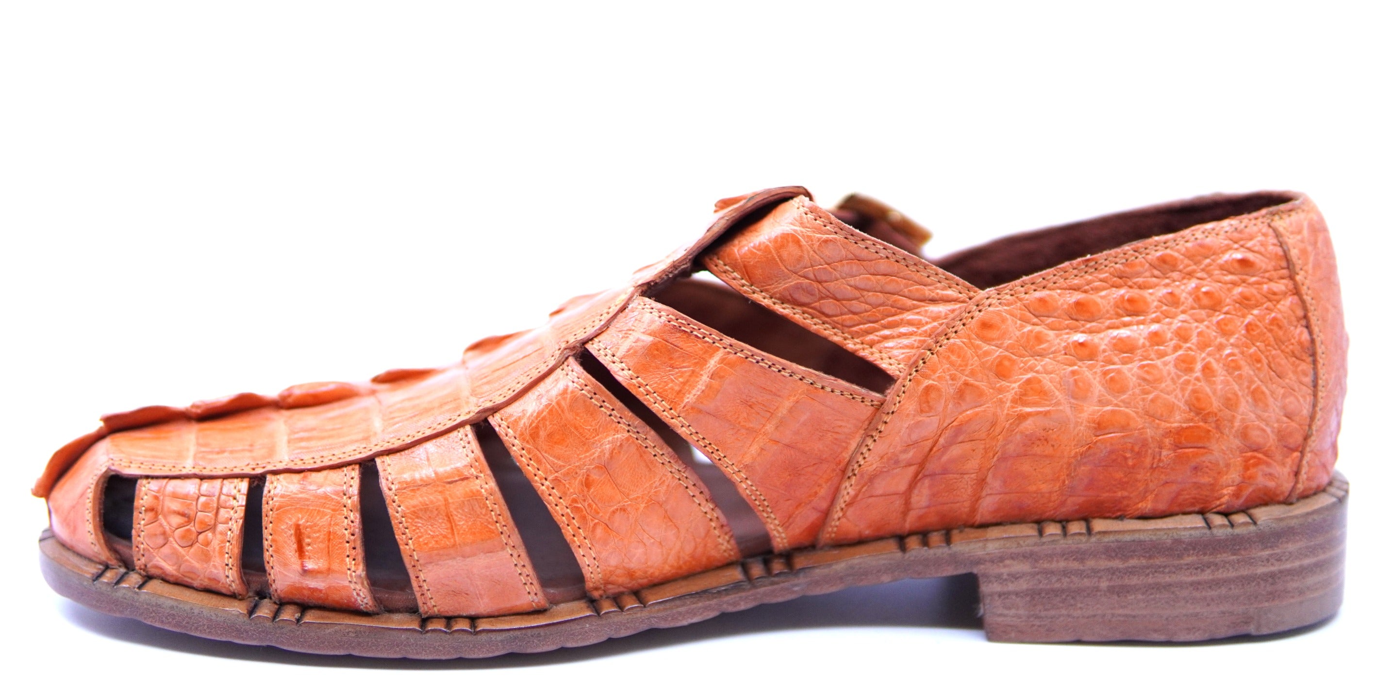 Orange HB Croc Sandals US Men's 10 image 2