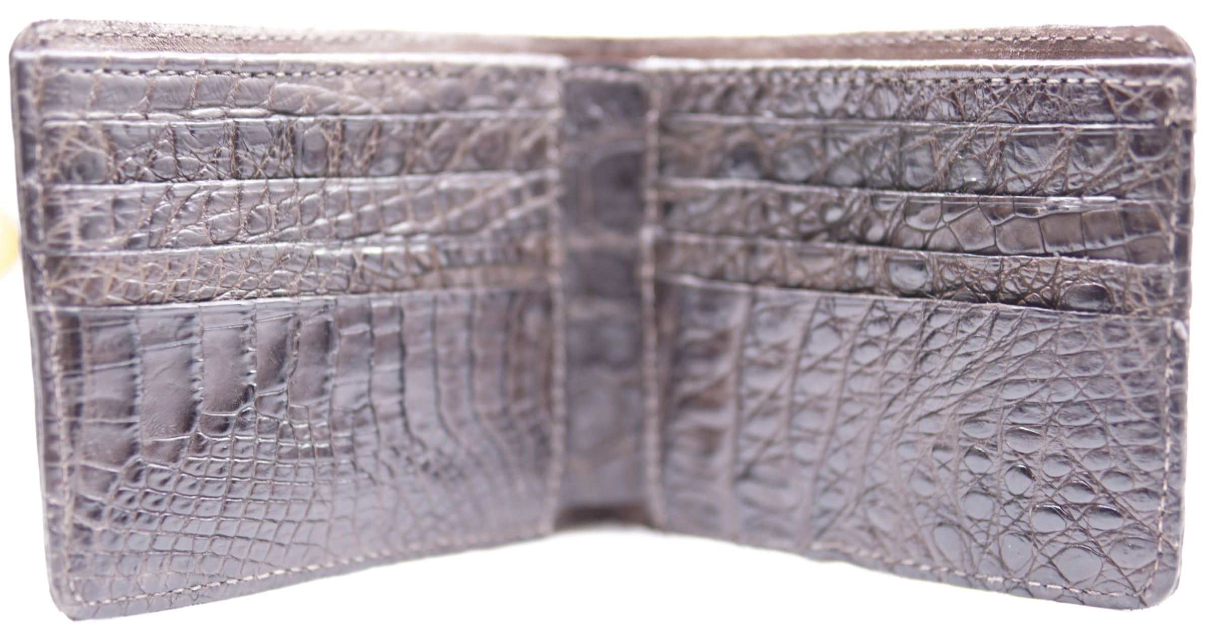Genuine Alligator Bi-Fold Wallet image 4