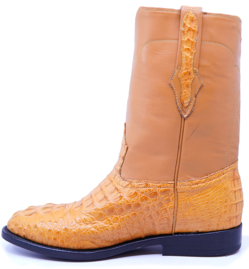 Genuine HB Caiman Roper Boots – Max Leather Inc.