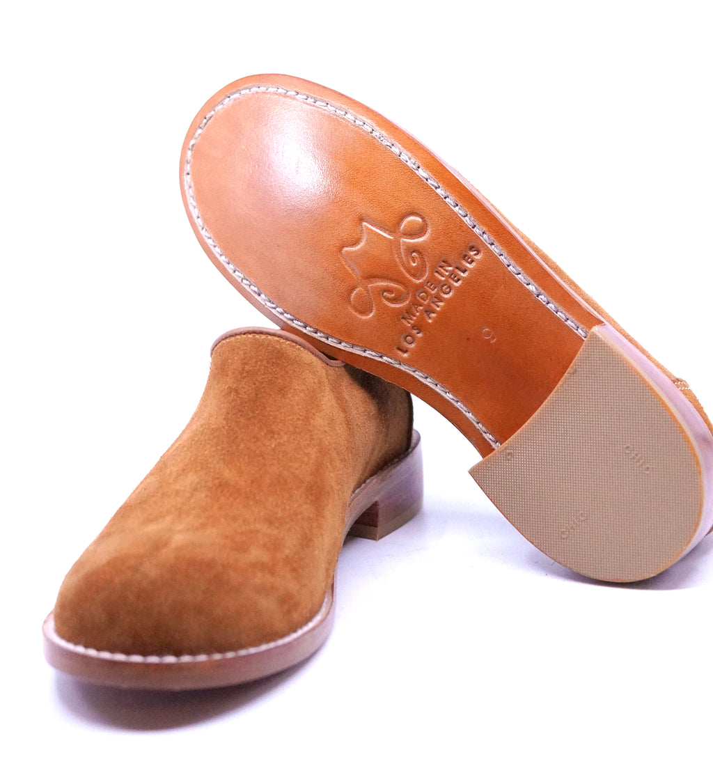 Cognac Suede Clog US Women's 9 image 5