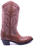 Brown Crocodile Tail Cowboy Boots image 0