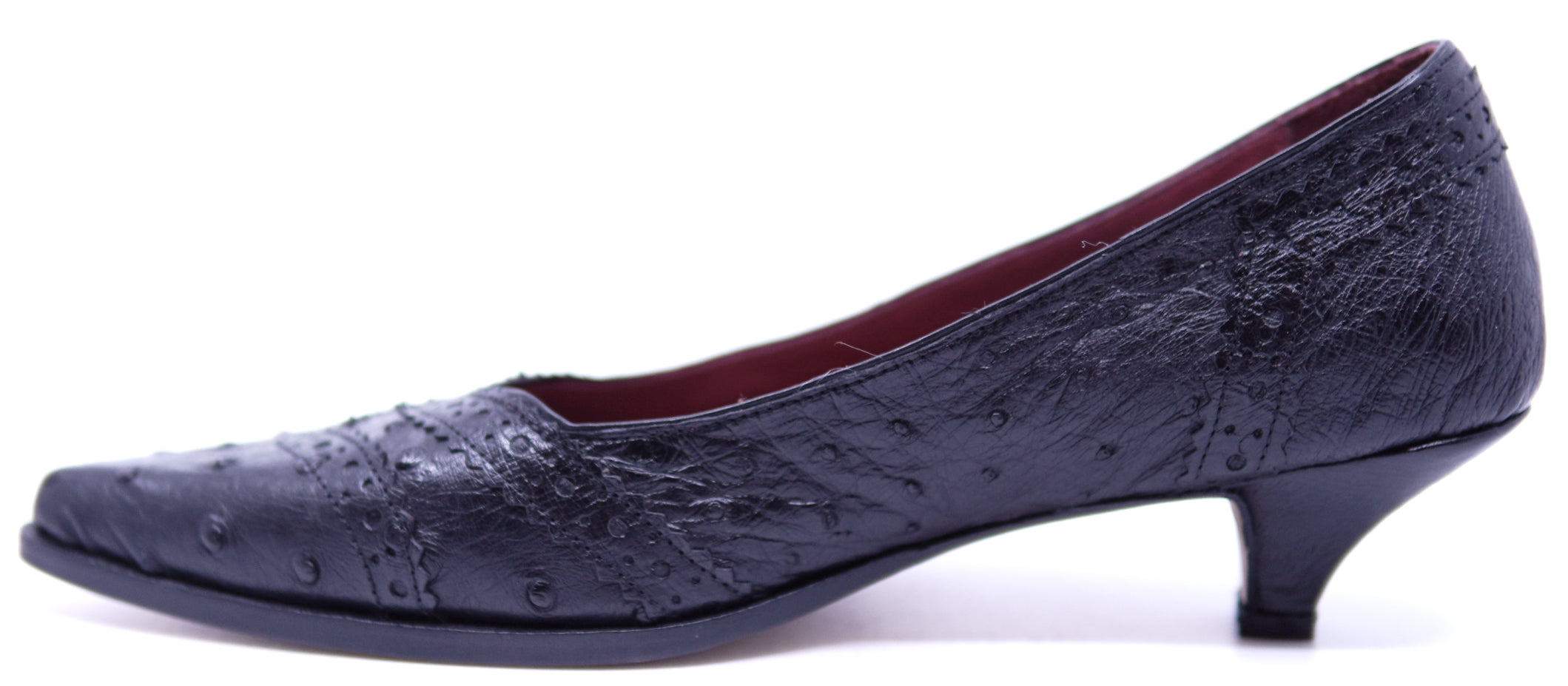 Genuine Ostrich Heel 9.5-US Women's image 1