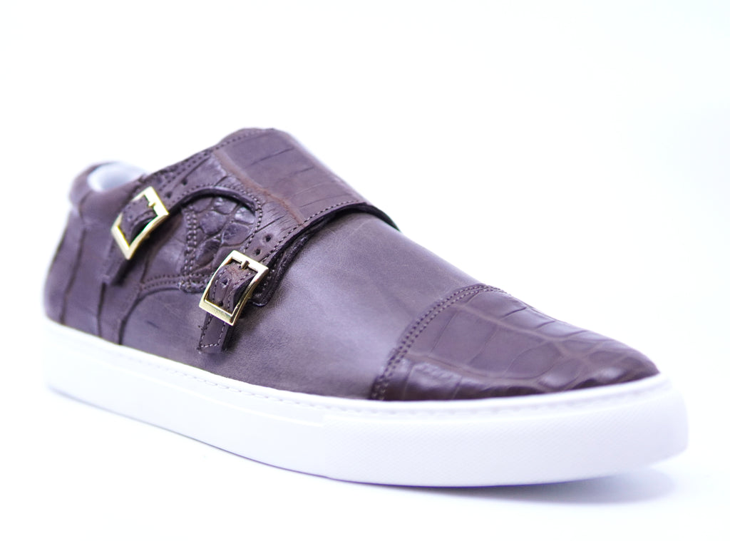 Alligator Belly Monk Strap Sneaker image 1