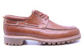 Genuine Cognac Leather Boat Shoe US 10.5 image 0