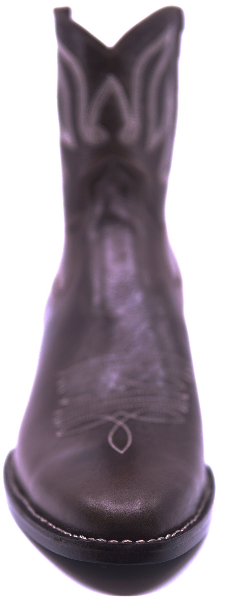 Dark Brown Leather Botin image 3