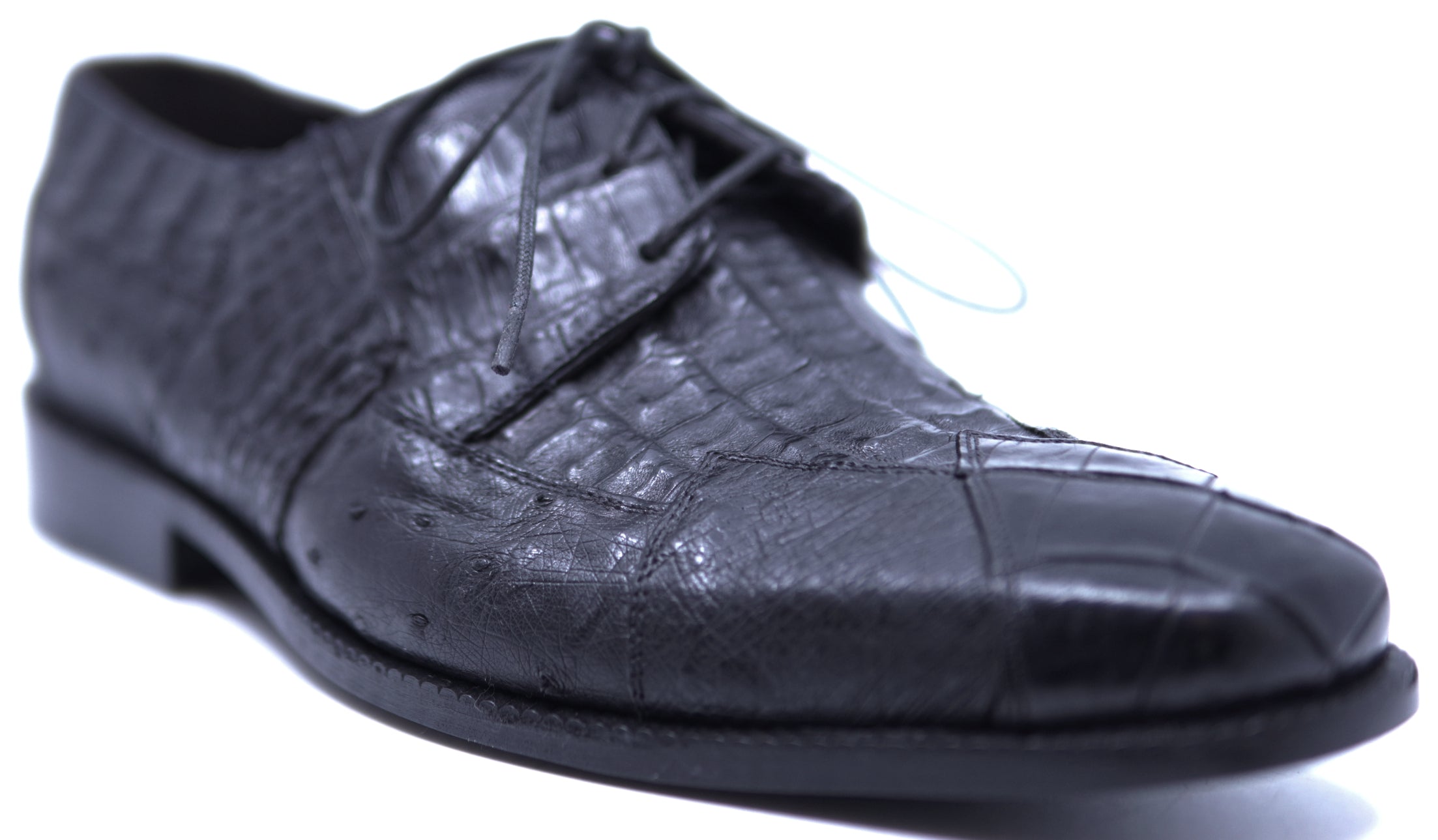 Genuine Alligator & Ostrich 007 Dress Shoe 12.5-US Men's image 2