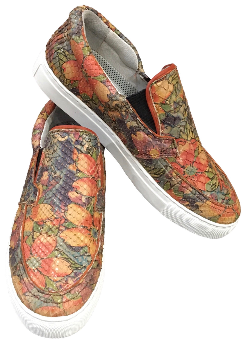 Full snake floral print Sneaker  image 2