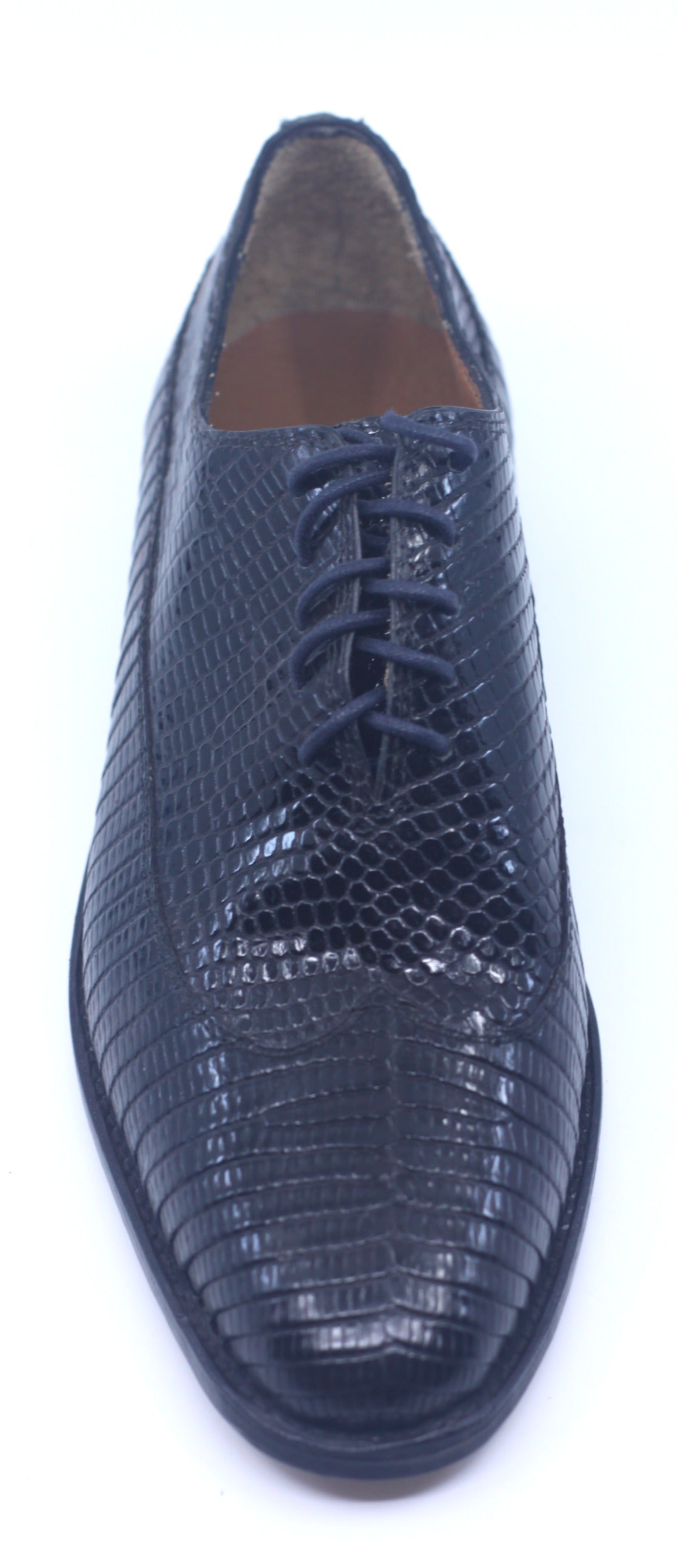 Lizard Wingtip Dress Shoes US Men's 9 image 2