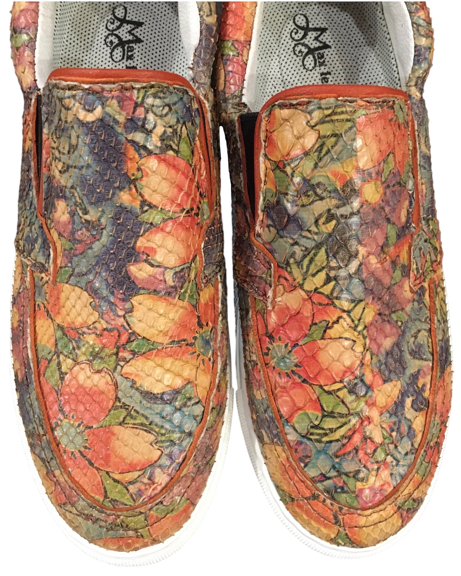 Full snake floral print Sneaker  image 3