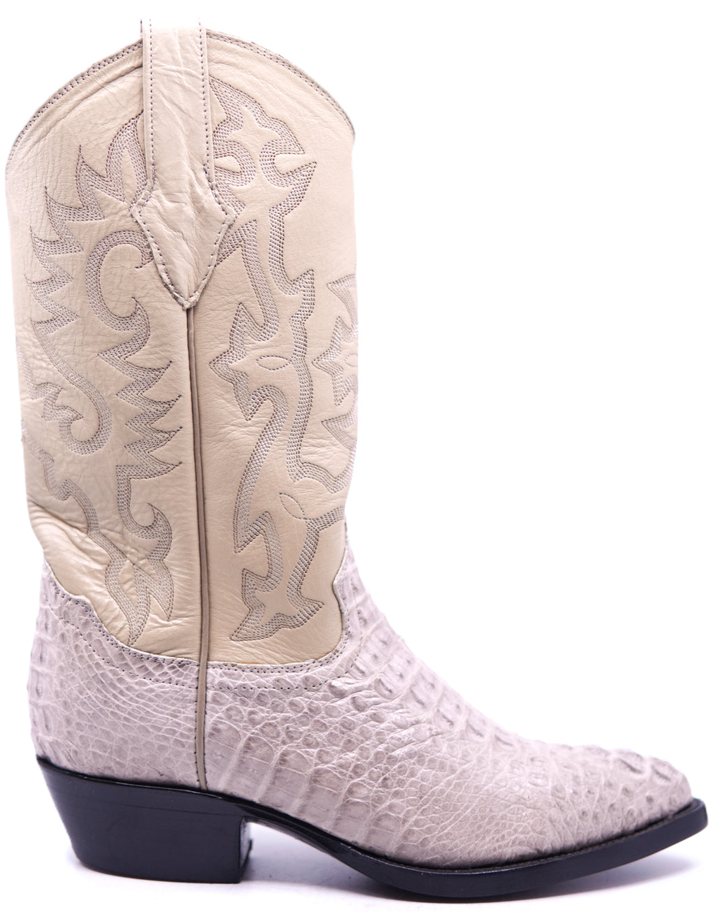 Genuine Caiman Hornback Cowboy Boots image 0