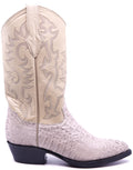Genuine Caiman Hornback Cowboy Boots image 0
