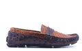 Burgundy and Cognac Croc Driving Shoe US 10.5 image 0