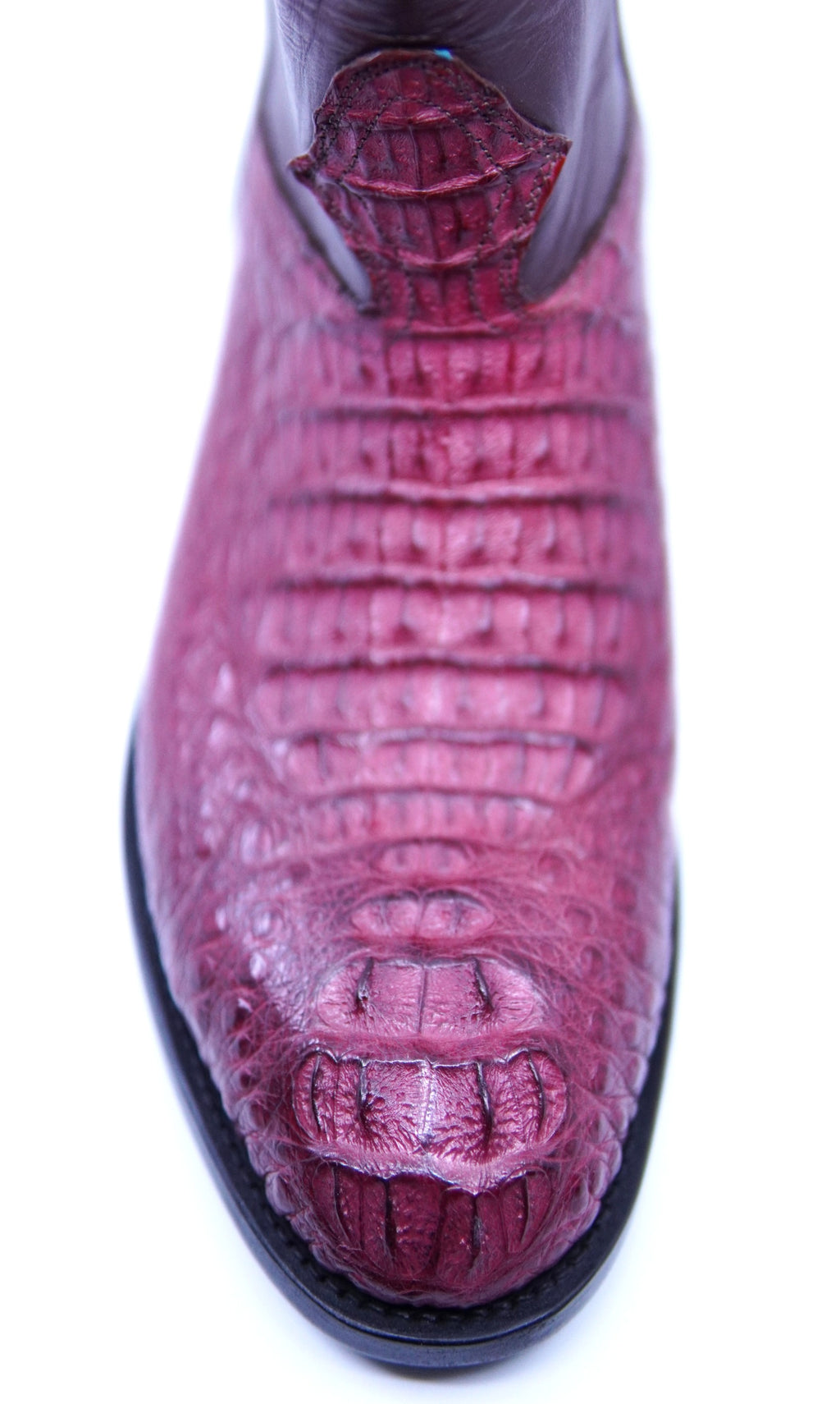 Burgundy Croc Roper US Men's 10EE image 1