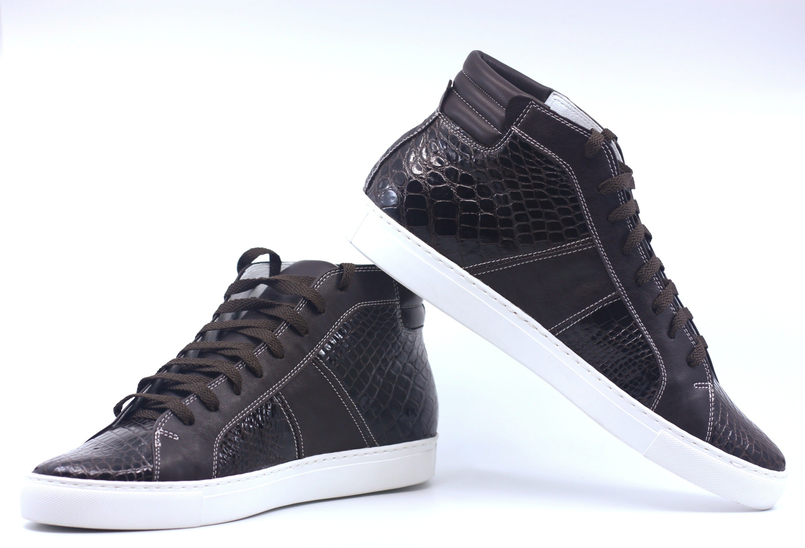 Alligator Belly High Top Sneaker image 4