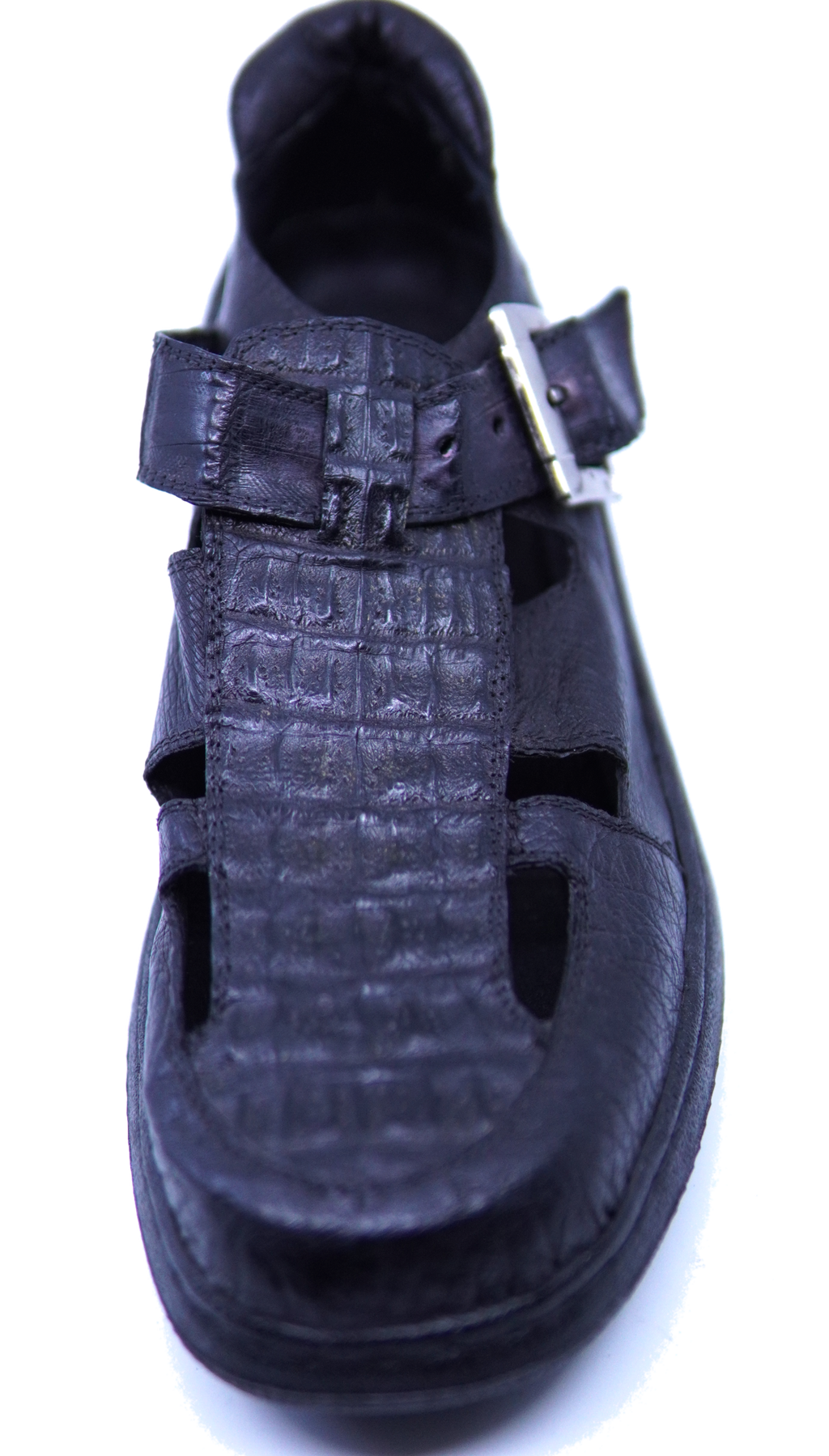 Black Croc & Ost Sandals US 7 image 1