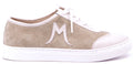 Genuine Tan Brown Suede & Beige Leather 6.5- US Women's image 0