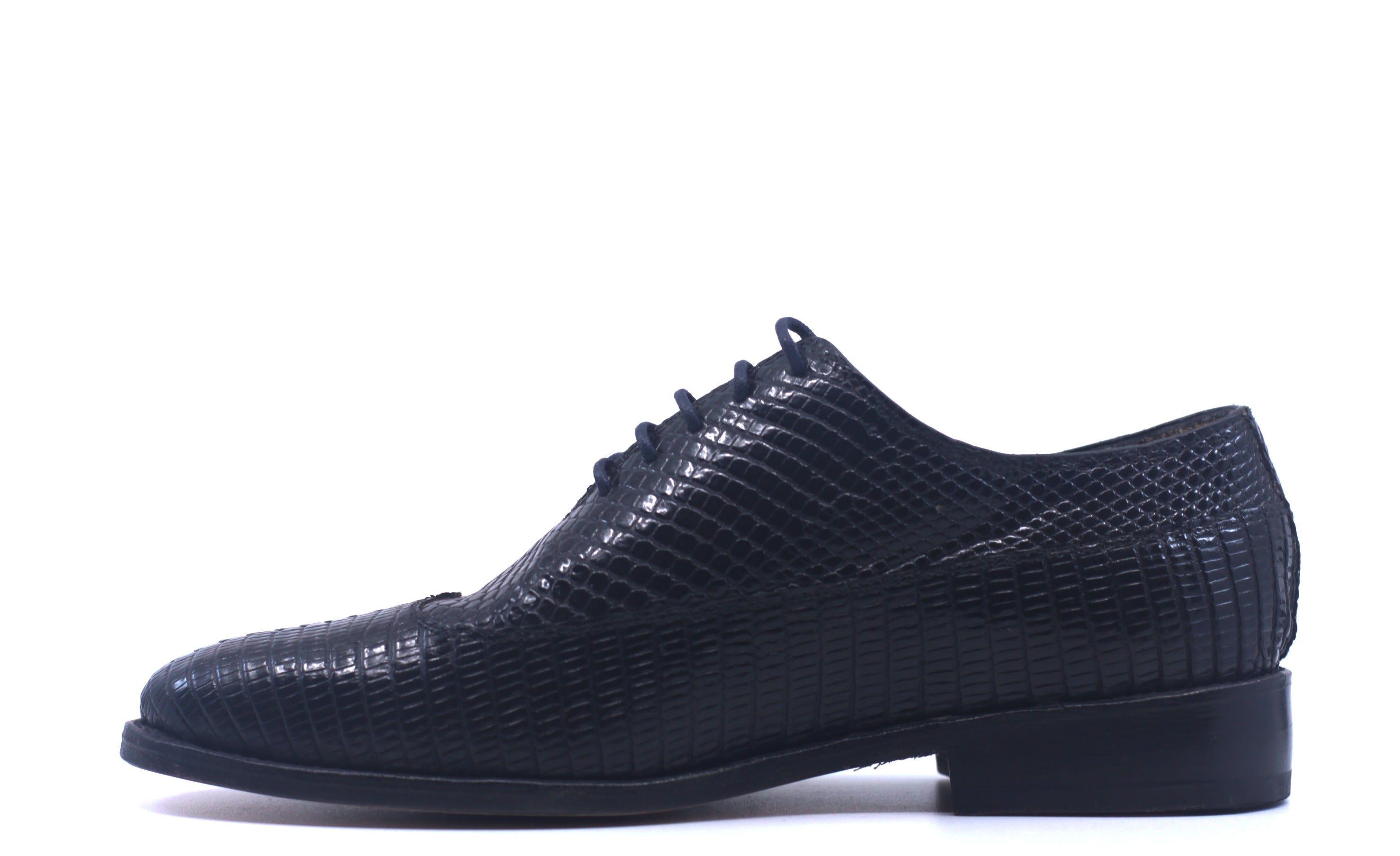 Lizard Wingtip Dress Shoes US Men's 9 image 1