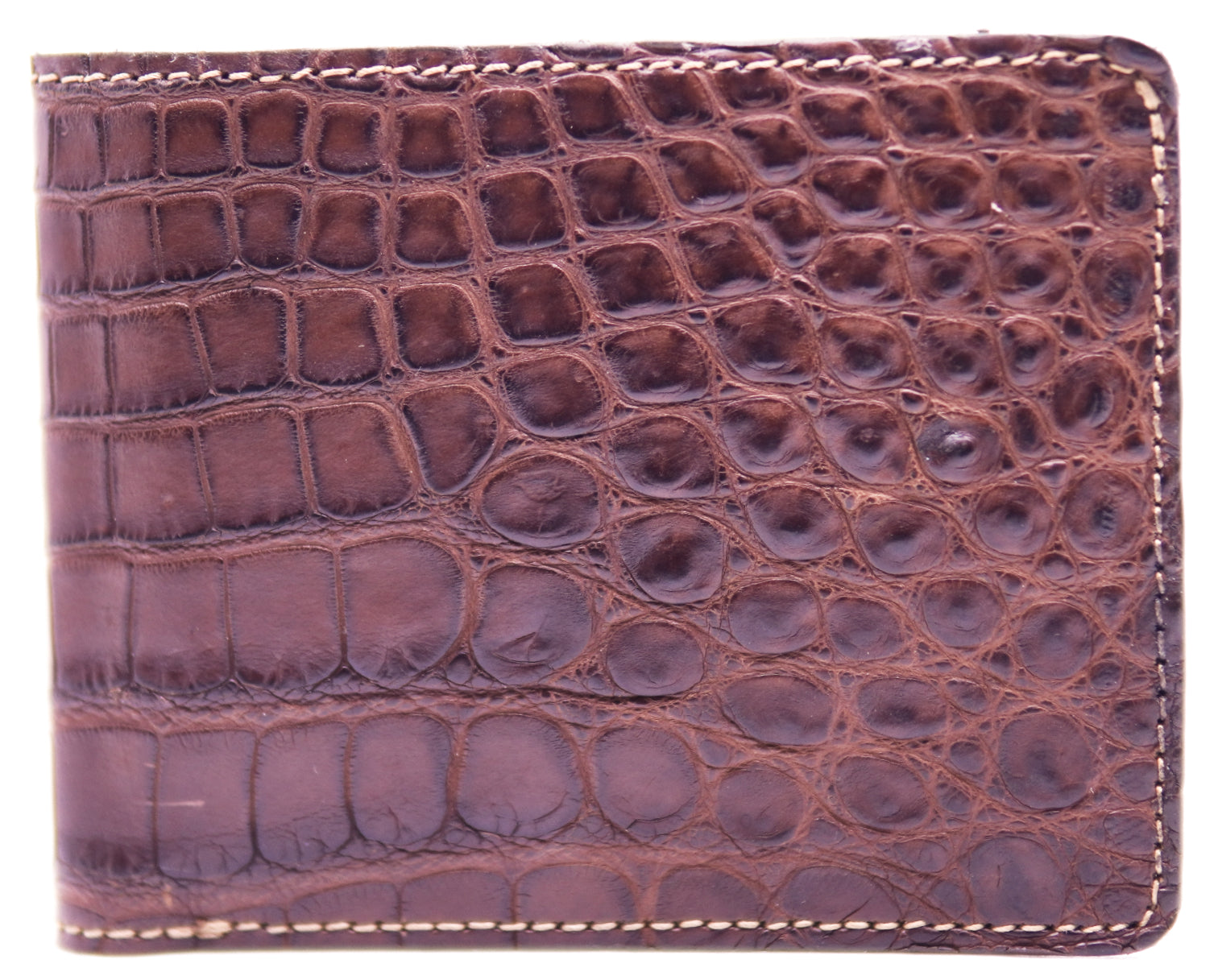 Genuine Alligator Bi- Fold Wallet image 0