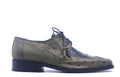 Olive Ostrich and Croc US Men's 9.5 image 0