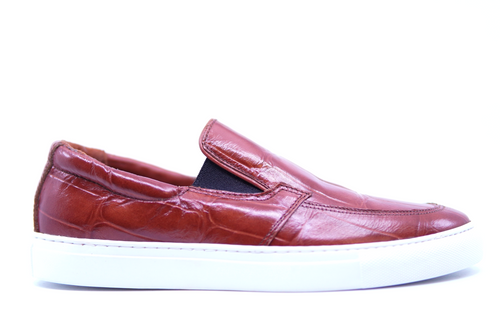 Alligator Print Slip On Sneakers US 9 image 0