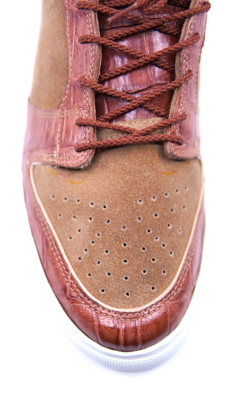 Alligator & Suede Sneakers US 10.5 image 1