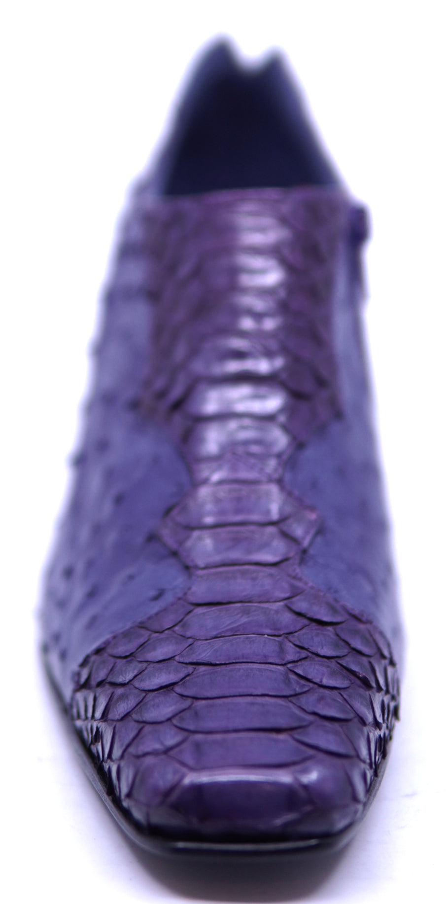 Genuine Purple Ostrich & Python Heels 9-US Women's image 3