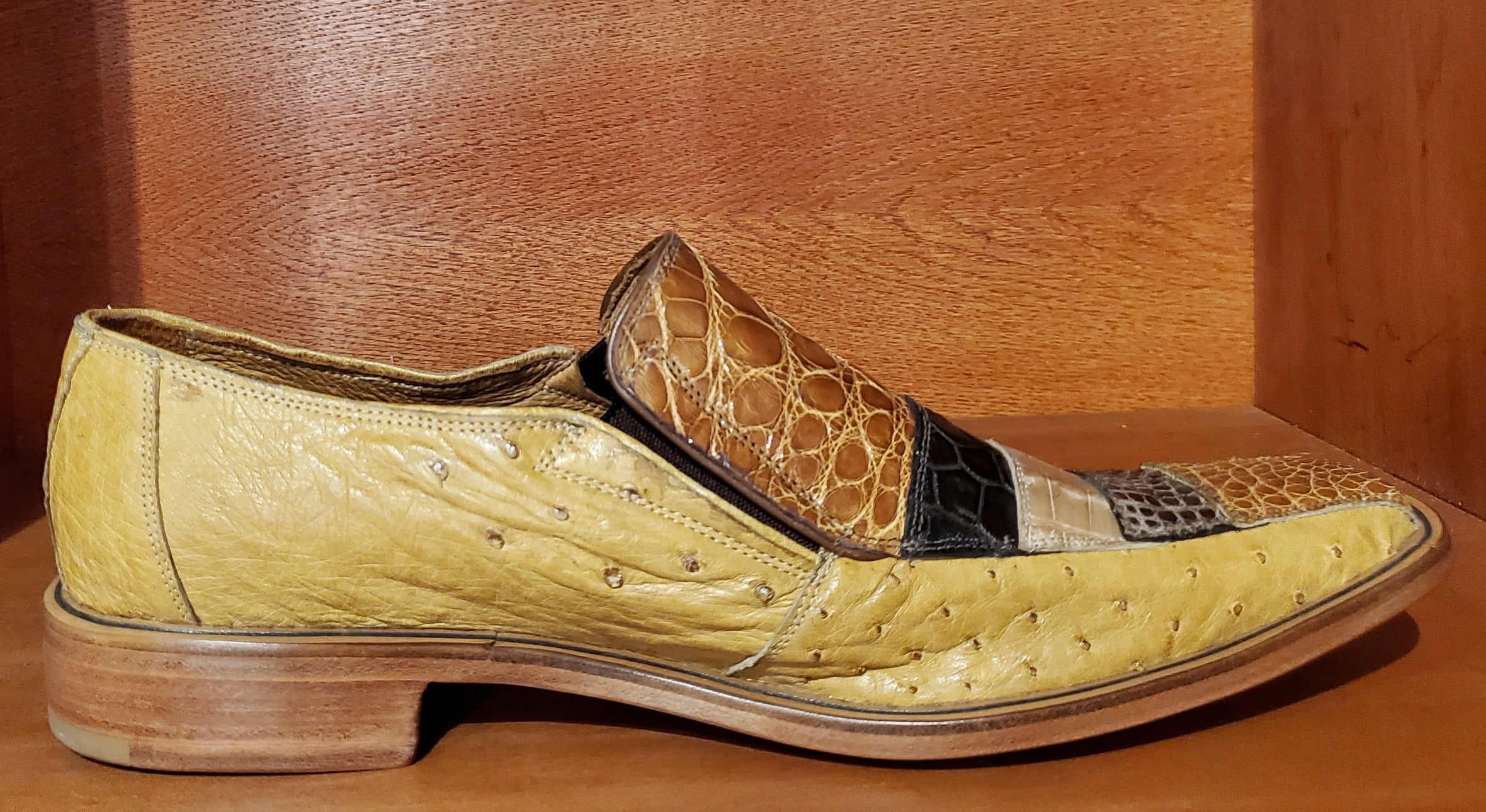 Alligator and Ostrich Loafers US Men's 11.5 image 0