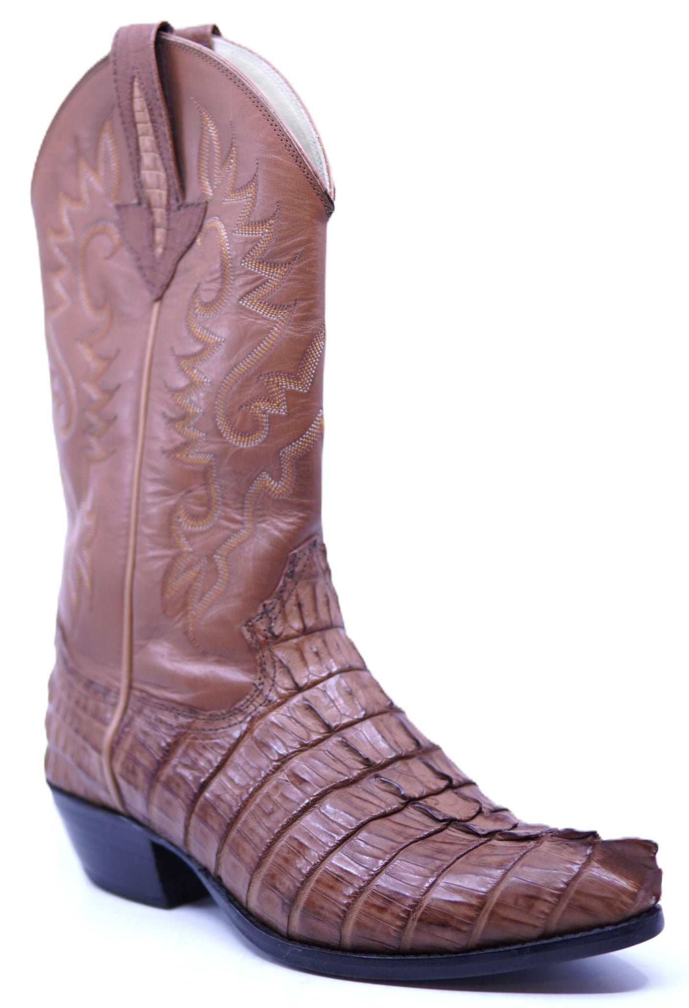 Genuine HB Caiman Tail Cowboy Boots image 2