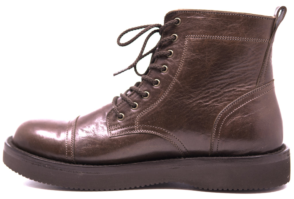 Genuine Leather Cap Toe Boots image 1