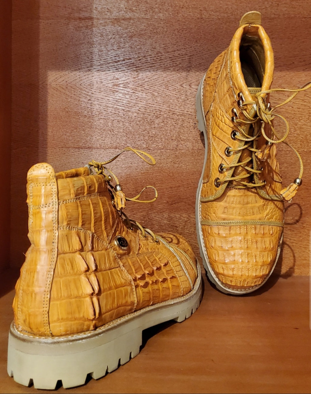 Full Croc Combat Boot US Men's 11 image 2