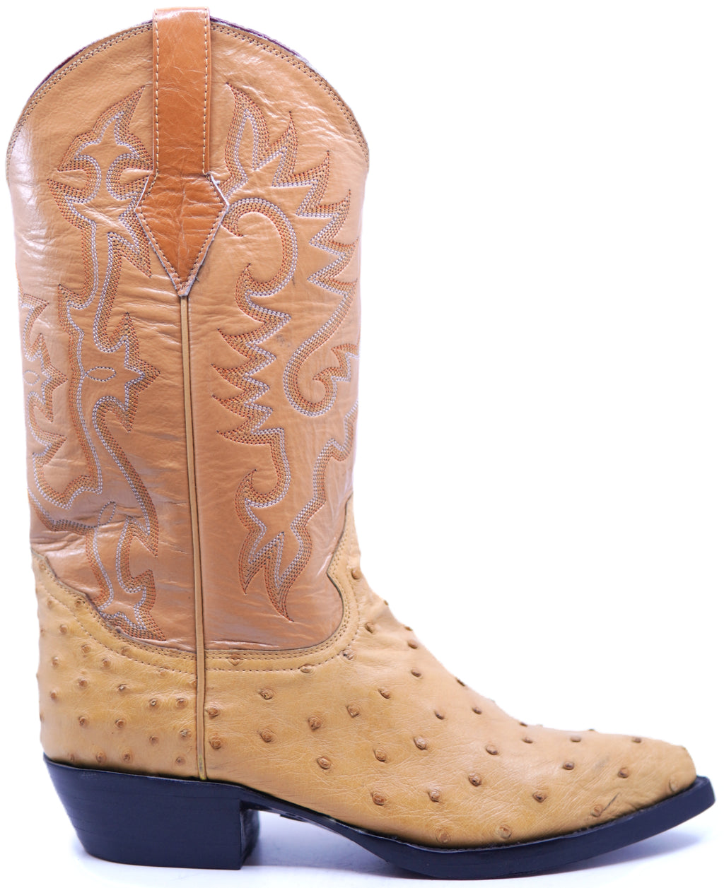 Genuine Ostrich Cowboy Boots image 0