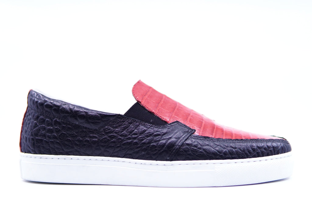 Red Croc Belly & Textured Leather US 10 image 0