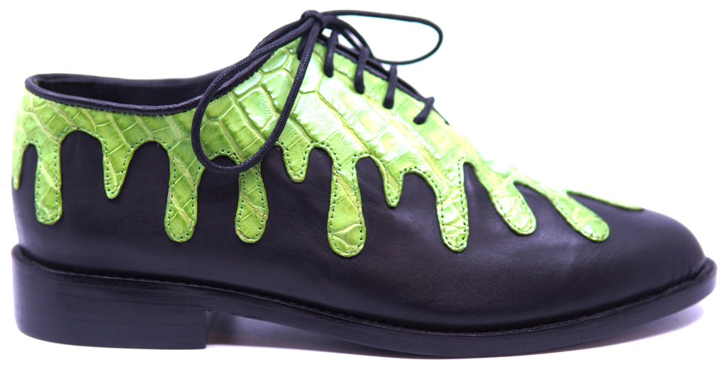 Genuine Caiman Belly Slime Dress Shoe image 0