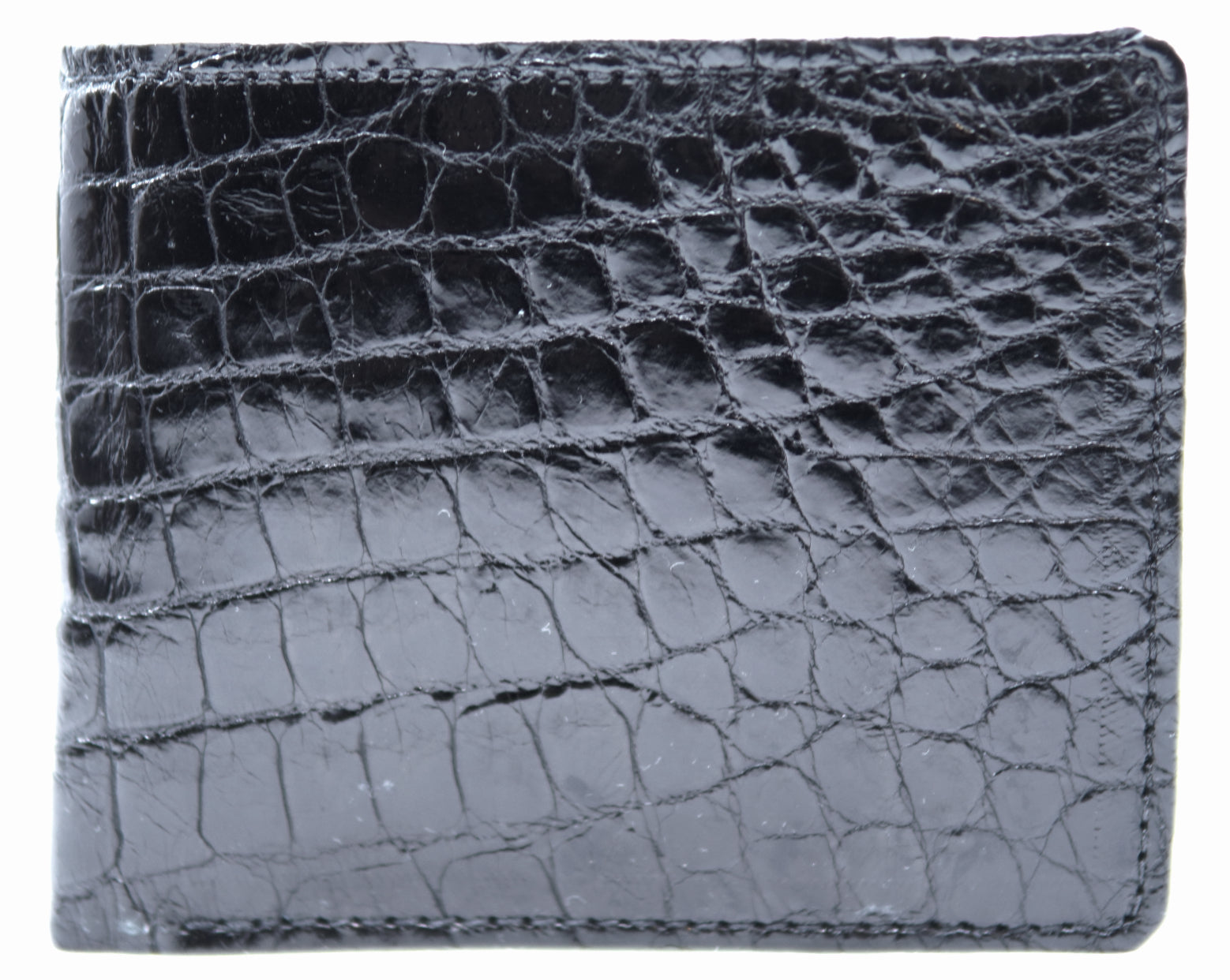 Genuine Alligator Bi-Fold Wallet image 0