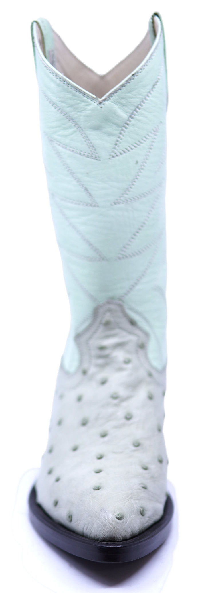 Genuine Mint Ostrich Cowboy Boots image 3