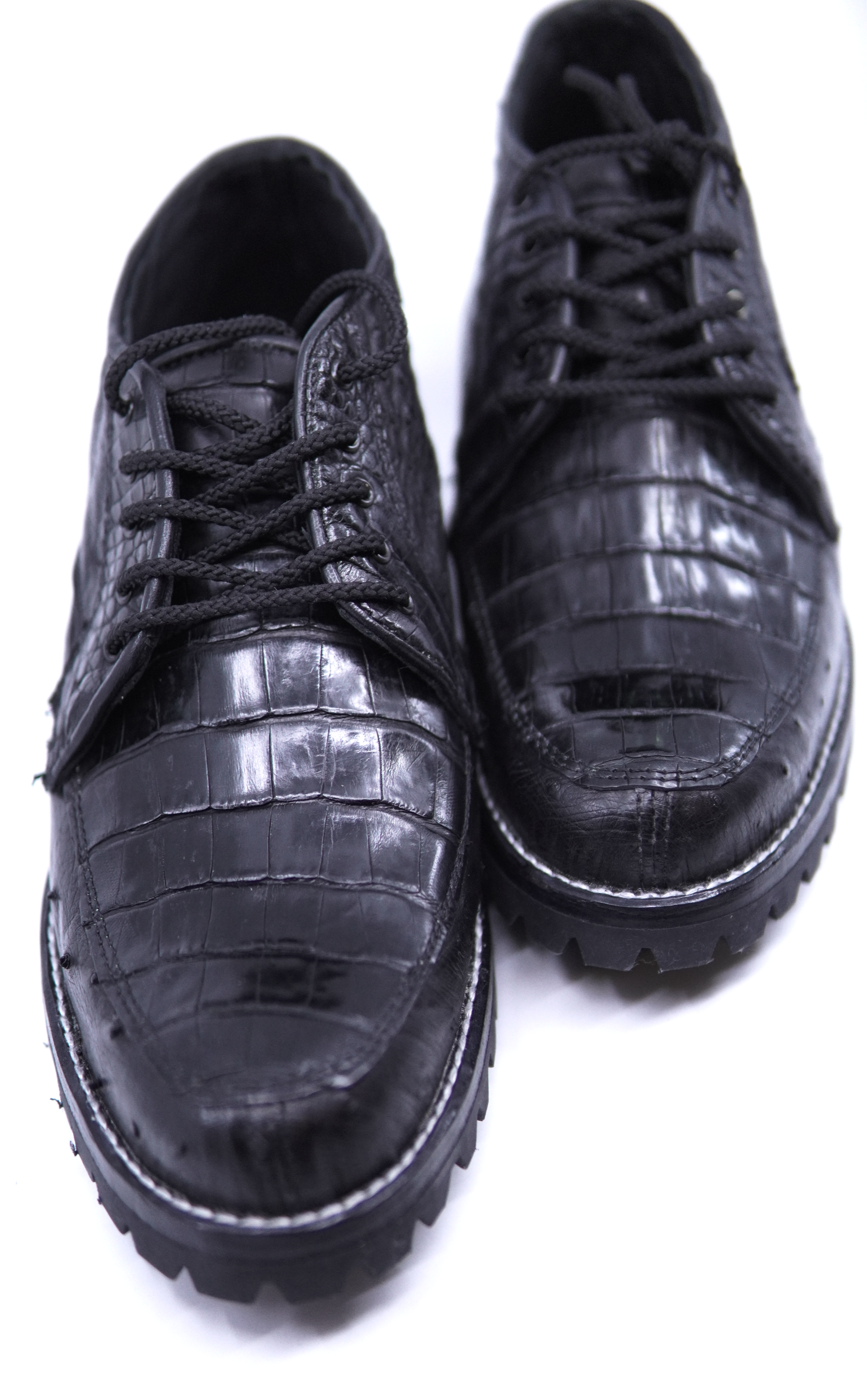 Ostrich & Caiman Belly Ankle Boot image 3