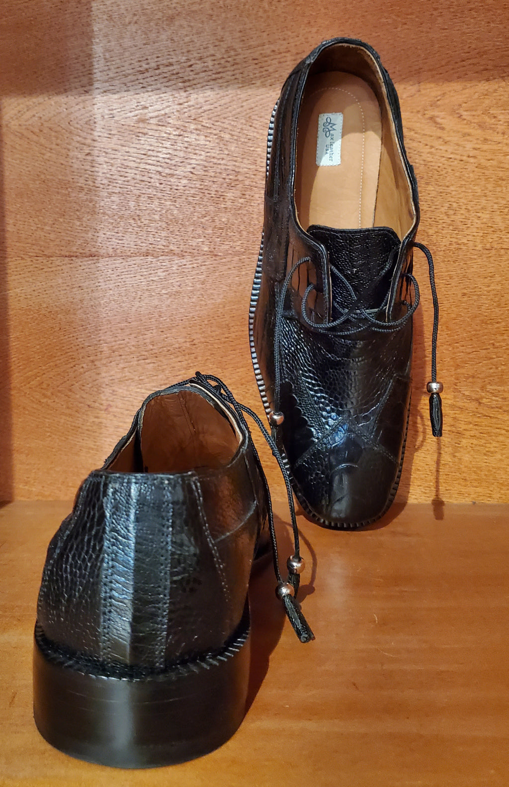 Ostrich Leg Dress Shoe US Men's 10.5 image 3